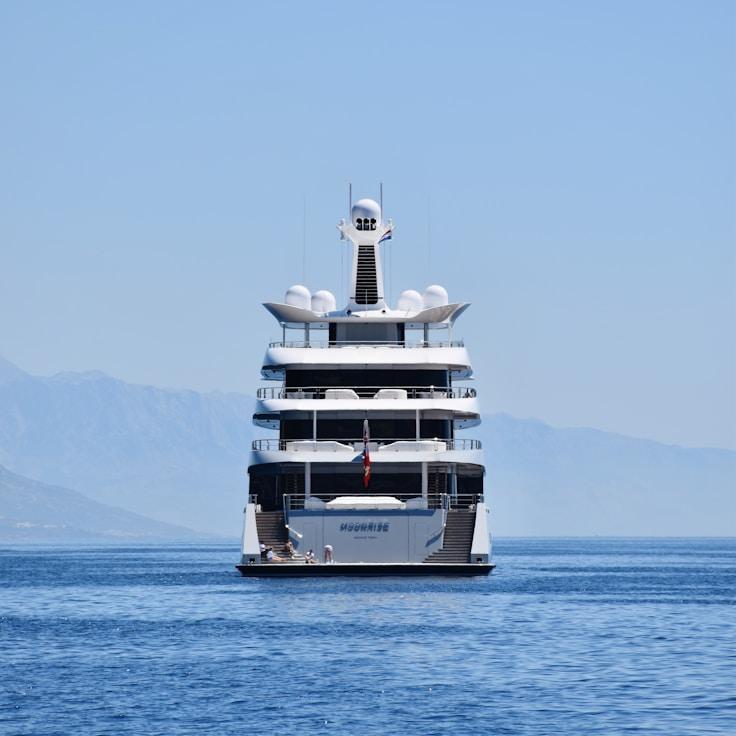 Yacht lifestyle scene